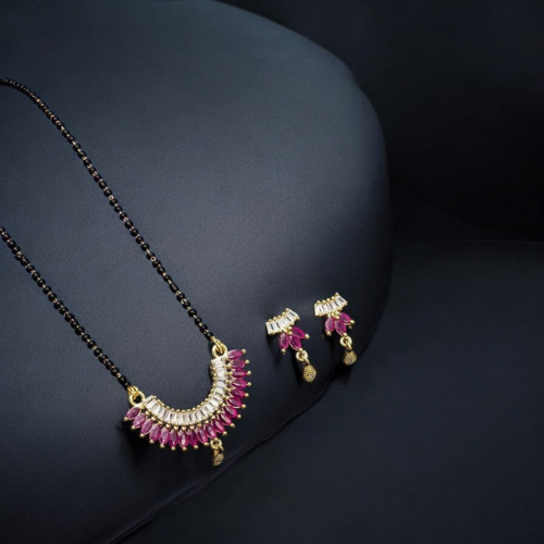 Rose Gold Mangal Sutra – A Modern Love Symbol