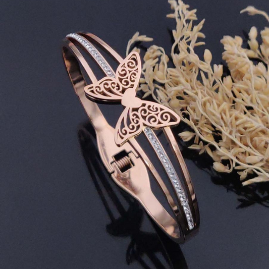 π¦ Rose Radiance β Butterfly A.D Diamond Kada