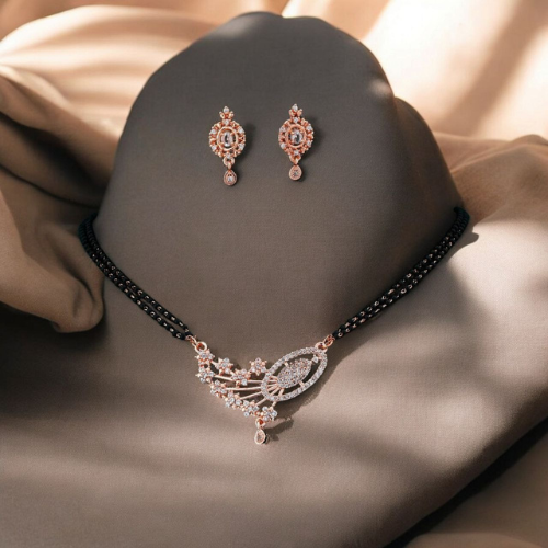 CZ Diamond Mangal Sutra – Glamour Meets Tradition