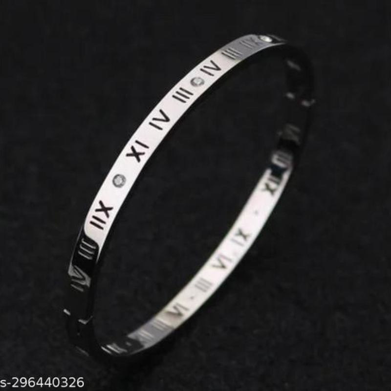 Timeless Roman Numeral Silver Bracelet β Classic Elegance Redefined βπ