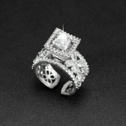 Elegant Gold-Plated CZ Ring – Sparkle with Every Move