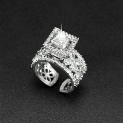 Elegant Gold-Plated CZ Ring – Sparkle with Every Move