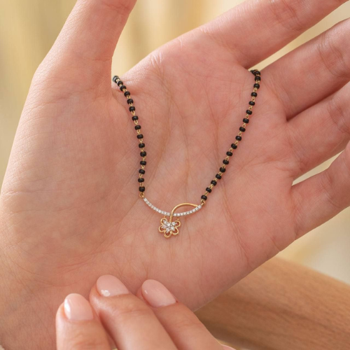 Simple and Elegant Short Mangalsutra Chain