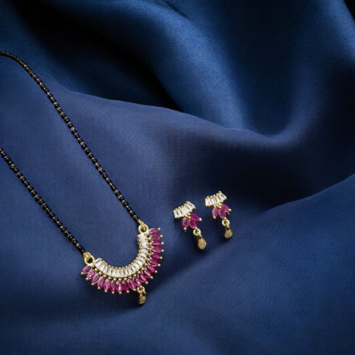 Rose Gold Mangal Sutra – A Modern Love Symbol