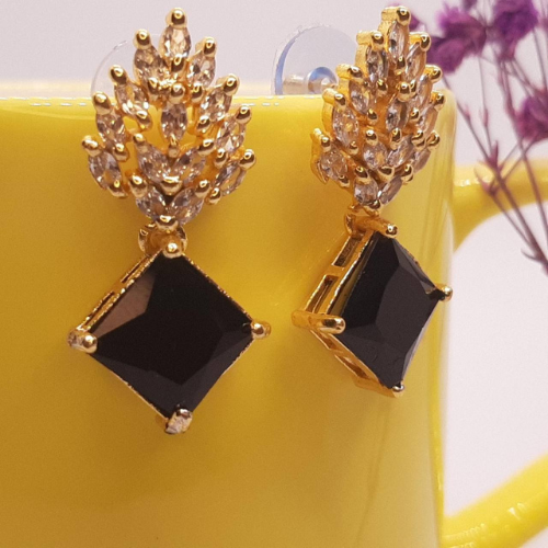 🖤 Royal Noir Sparkle Earrings 🖤