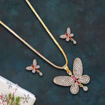 Adjustable Length Pendant Set for Women