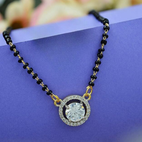 German Silver Mangalsutra for Ethnic Look