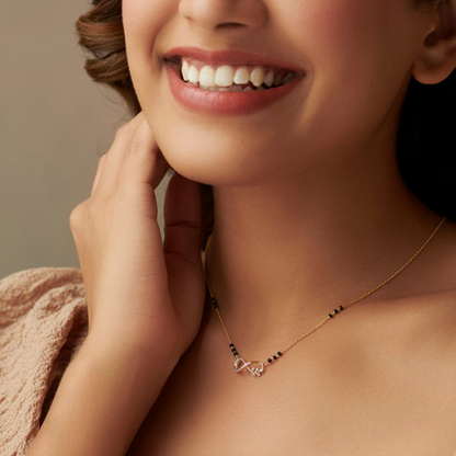 Royal Rajwadi Mangalsutra with Pearl Accents