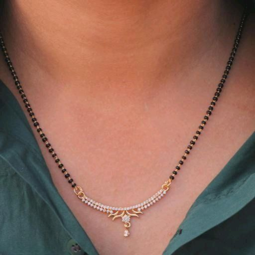 Real Gold Mangalsutra Chain for Wedding Wear