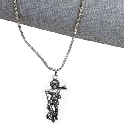 Bajrang Warrior Pendant” – Hanuman Ji With Gada 🐒💪