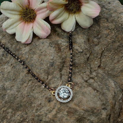 German Silver Mangalsutra for Ethnic Look