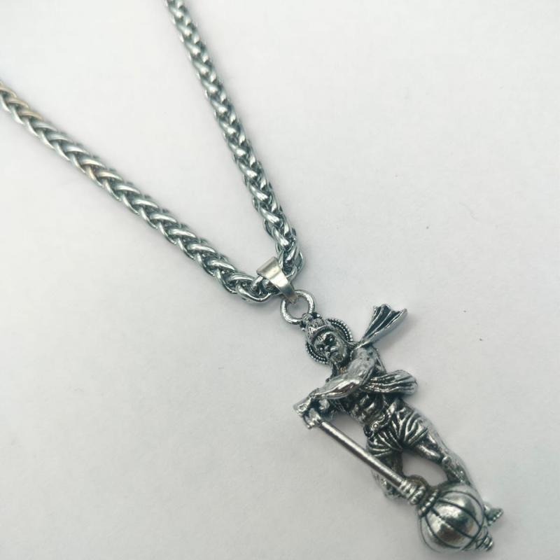 Bajrang Warrior Pendant” – Hanuman Ji With Gada 🐒💪